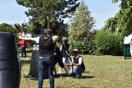 Animation sportive Team Building Battle Archery pour entreprise, collectivités, mairies en Essonne