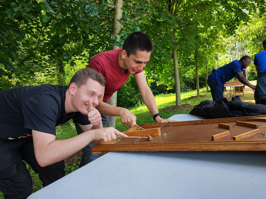 Challenge jeu en bois entreprise Team Building - Speed ball 91 Essonne, 75 Paris, 94 Val de Marne, 77 Seine et Marne, 78 Yvelines, 93 Seine-St-Denis