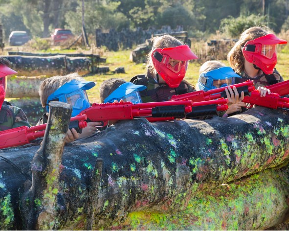 Kids paintball à domicile en Essonne, Paris, Yvelines, Val-de-Marne, Seine-et-Marne